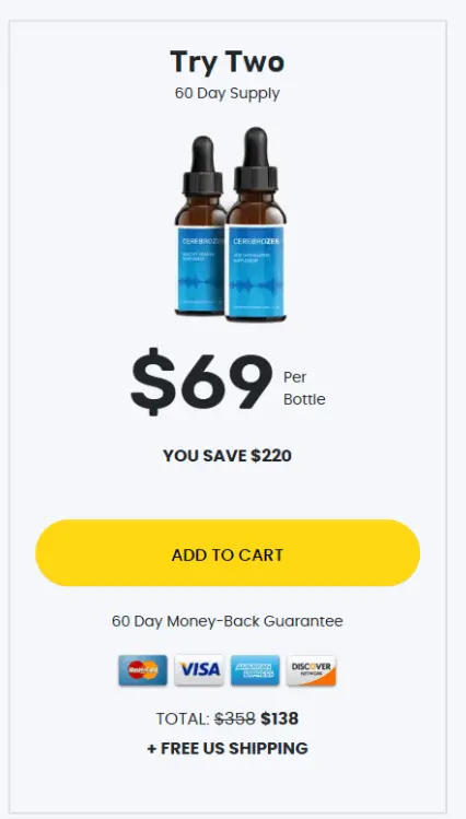 CerebroZen 2 Bottle Price