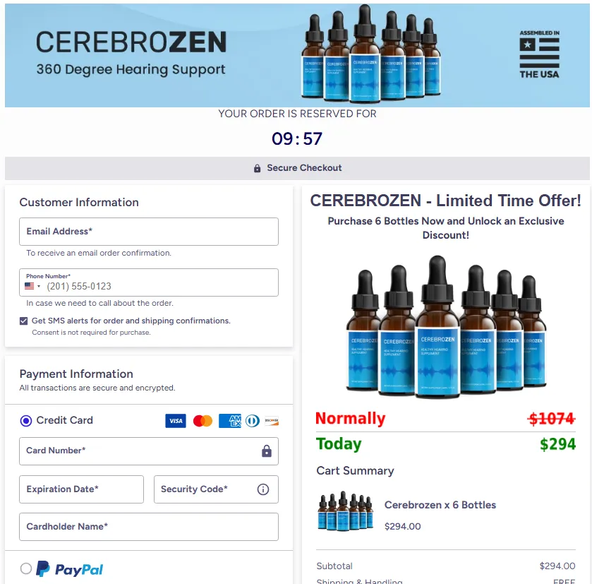 Buy CerebroZen Official Order Page